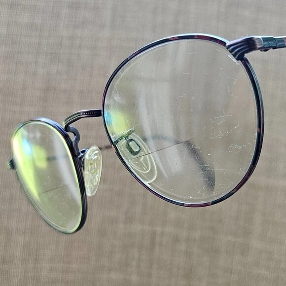 Luxottica Women Eyeglasses Frame PLUMMOSIAC Glasses Frame Italy 49[]21 140